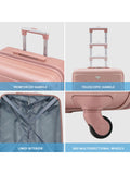 Flight Knight cabin suitcase set rose gold charcoal - British product