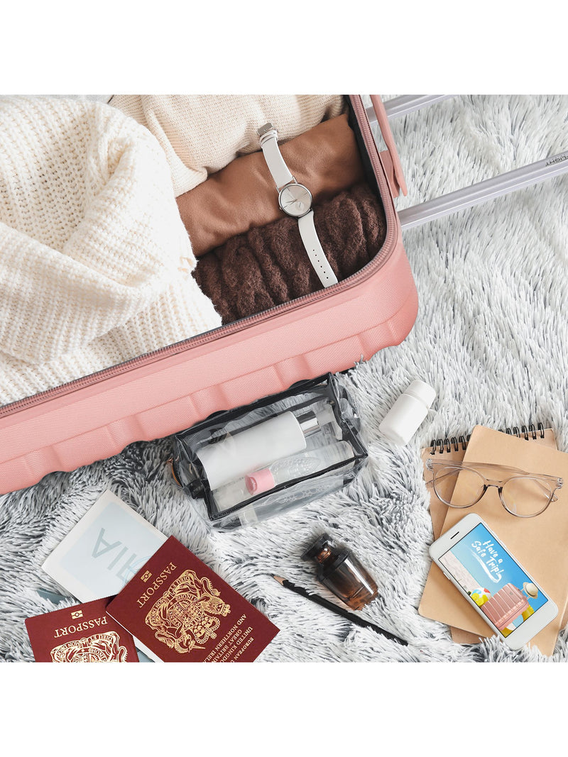Flight Knight cabin suitcase set rose gold charcoal - British product