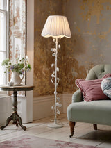 Next Shabby Chic by Rachel Ashwell White Distressed Floral Floor Lamp- Buy online at McGrocer