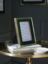 Next Green Velvet Picture Frame Photo Frame- Buy online at McGrocer