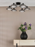Dar Lighting Kadience 6 light semi flush ceiling light, imported from the UK