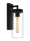 Eglo Bovolone black outdoor wall light - British product
