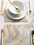 Set of 2 Natural Galaxy Glass Placemats