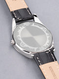 Accurist Analogue Watch Black Leather Strap - British product