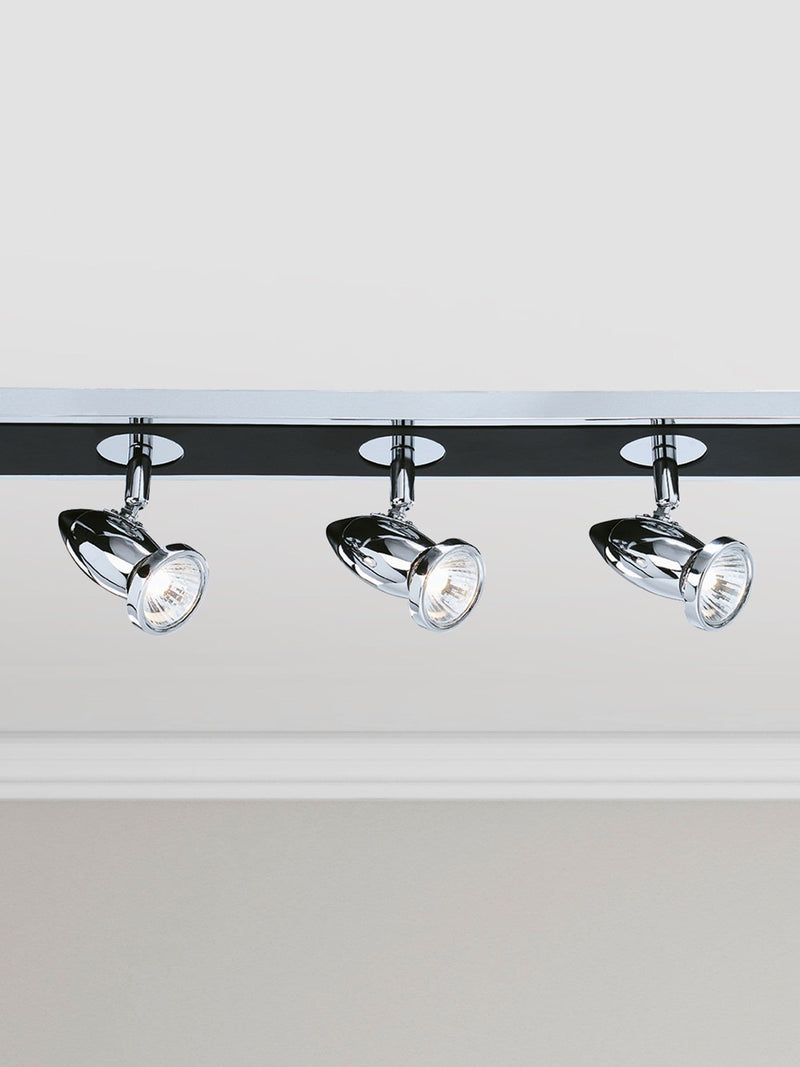 Searchlight Chrome Fire ceiling light 80cm imported from the UK