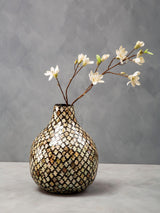 Next Fifty Five South Bronze Complements Wooden Decorative Vase- Buy online at McGrocer