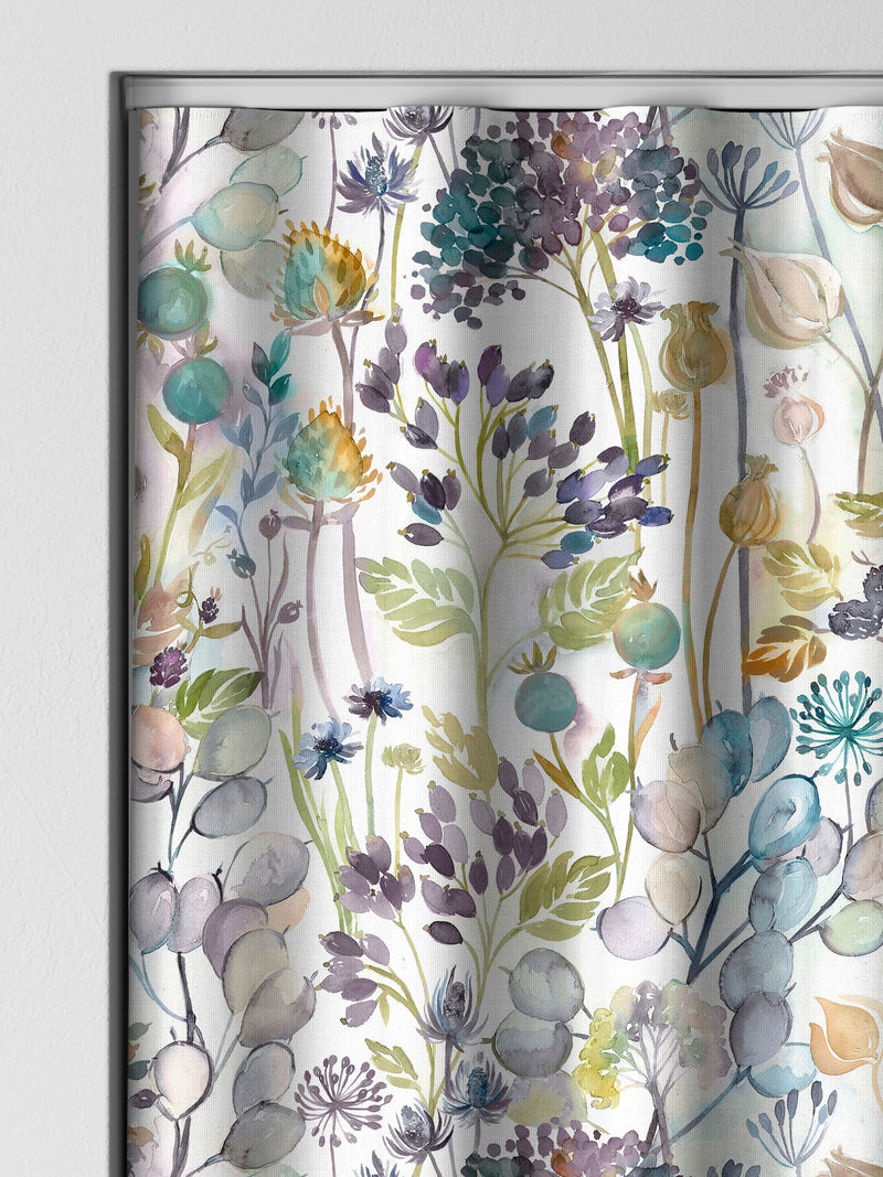 Voyage Maison Sky Blue Country Hedgerow made to measure curtains, imported from the UK