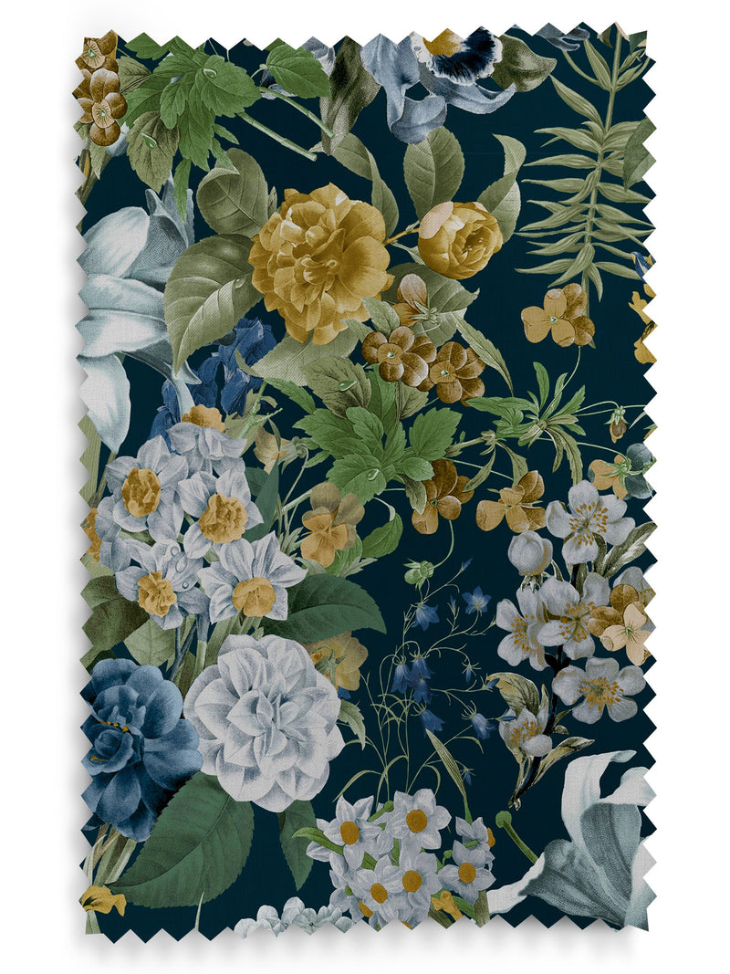 Graham & Brown Glasshouse roller blind midnight blue - British product