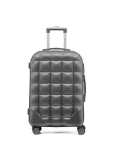 Next Flight Knight Anthracite Medium Hardcase Lightweight Check-In Suitcase with 4 Wheels- Buy online at McGrocer