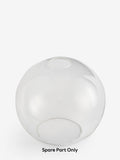 Clear glass replacement shade for Bourton cluster light, imported from the UK