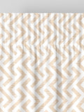 Natural Amble geometric gold made to measure curtains (British brand)
