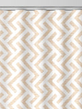 Natural Amble geometric gold made to measure curtains (British brand)