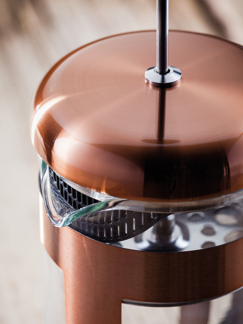 Judge Copper 8 Cup Glass Cafetiere, UK version
