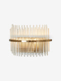 Lipsy Gold Flush Glass Wall Light (British brand)