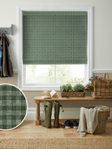 Next Laura Ashley Green Gingham Made To Measure Roman Blinds- Buy online at McGrocer