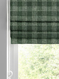 Laura Ashley green gingham made-to-measure Roman blinds (British brand)