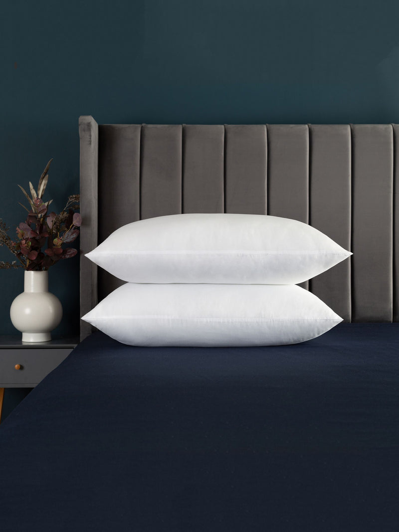 Slumberdown medium back sleeper pillows set of 2 white (British brand)