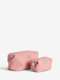 Faux leather slouch make-up bag - British product