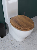 Next Croydex Ontario Teak Flexi-Fix Toilet Seat- Buy online at McGrocer
