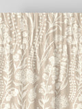 Jarrod made to measure cream floral curtains, imported from the UK