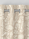 Jarrod made to measure cream floral curtains, imported from the UK