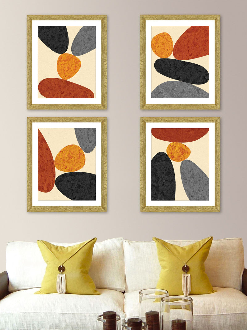 Brookpace Lascelles framed wall art Desert Rocks 4 56x46cm, UK version