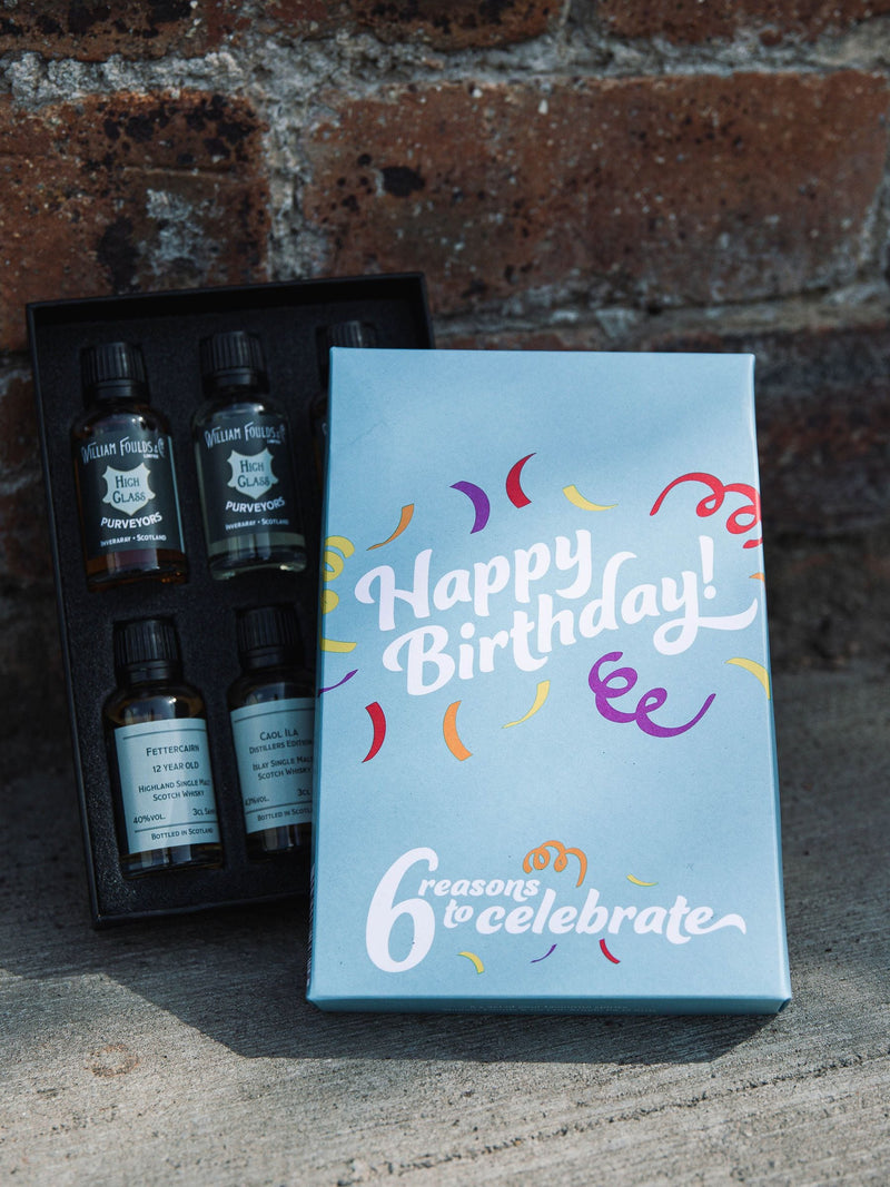 DrinksTime Birthday Confetti Whisky gift set 6x3cl - British product