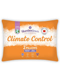 Slumberdown white climate control pillows set of 2, imported from the UK