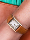 Accurist brown leather strap analogue watch - British product