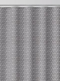Charcoal grey made to measure curtains teardrop woven design, imported from the UK