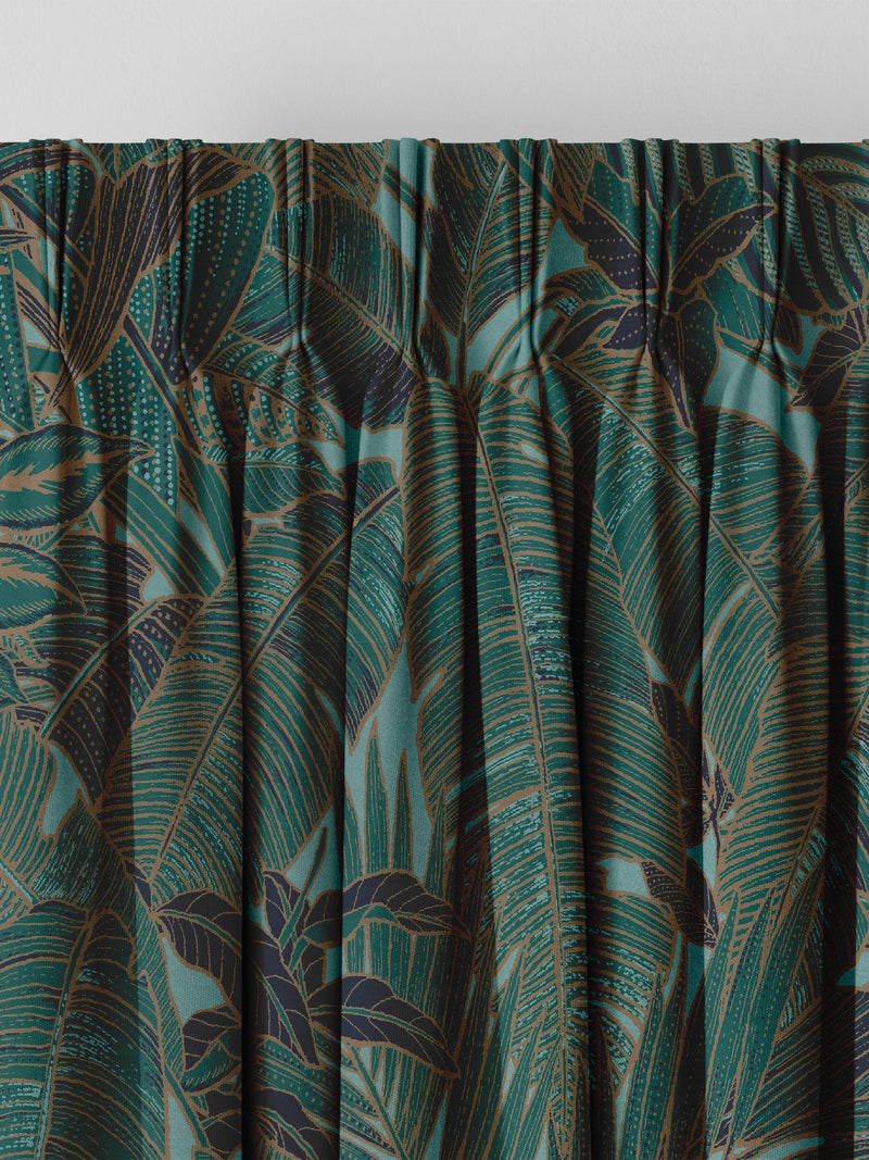 Graham & Brown Green Paradys made to measure curtains - British product
