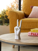Next Cream Peace Hand Sculpture Ornament 20x6x8cm- Buy online at McGrocer