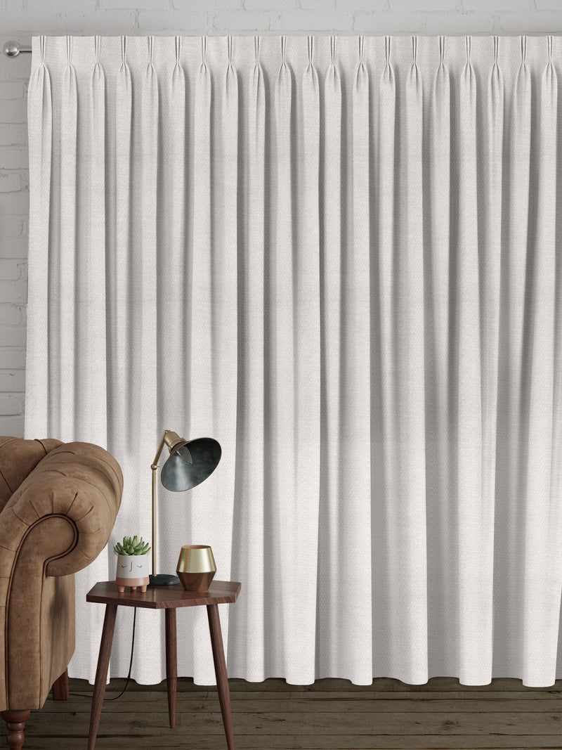 Natural Artist made-to-measure curtains teardrop woven design - British product