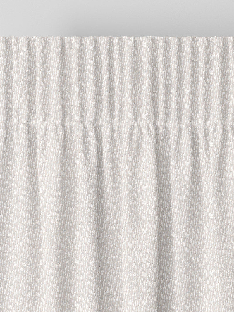 Natural Artist made-to-measure curtains teardrop woven design - British product