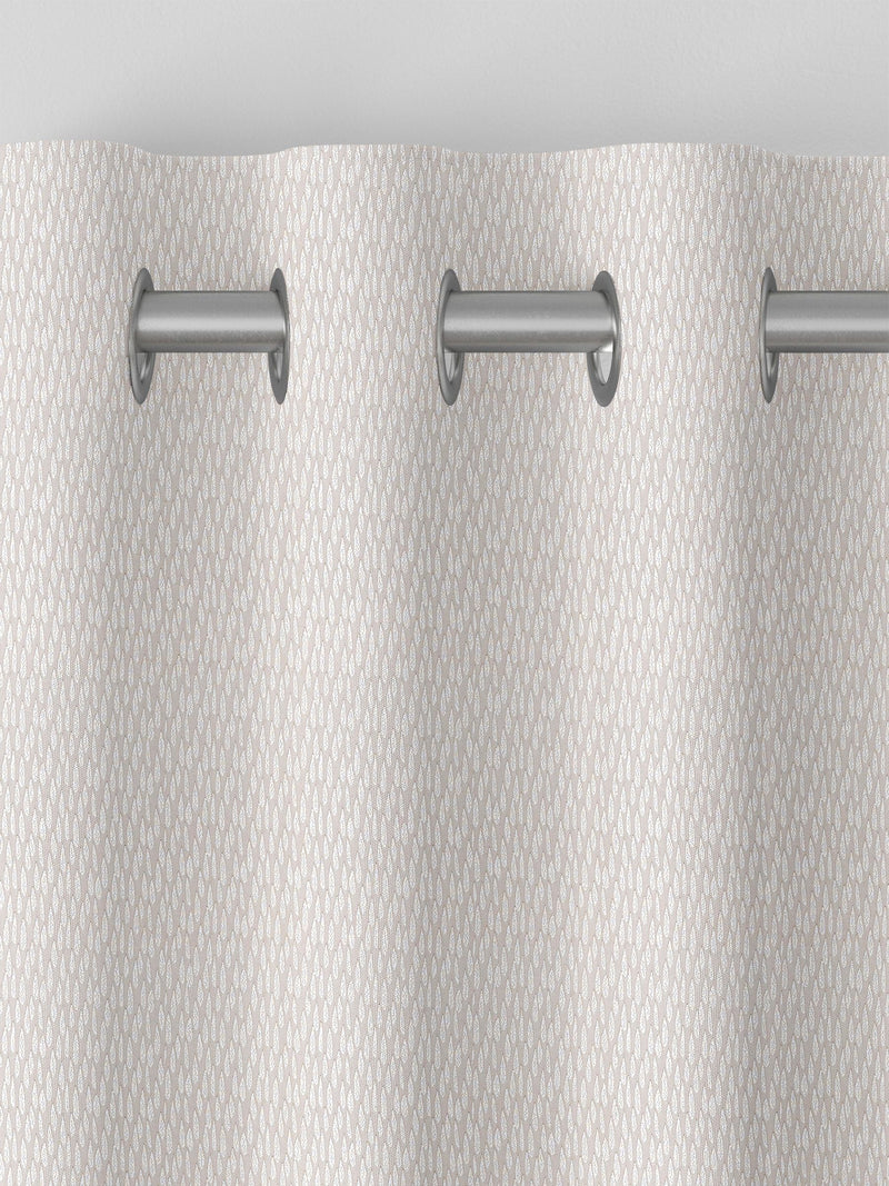 Natural Artist made-to-measure curtains teardrop woven design - British product