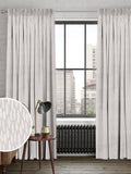 Natural Artist made-to-measure curtains teardrop woven design - British product