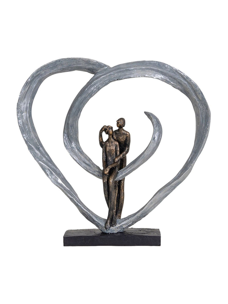 Bronze couple in love sculpture 35cm, UK version