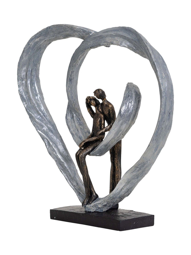 Bronze couple in love sculpture 35cm, UK version