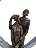 Bronze couple in love sculpture 35cm, UK version