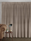 Artist brown made to measure curtains, imported from the UK