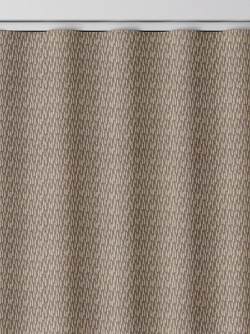 Artist brown made to measure curtains, imported from the UK