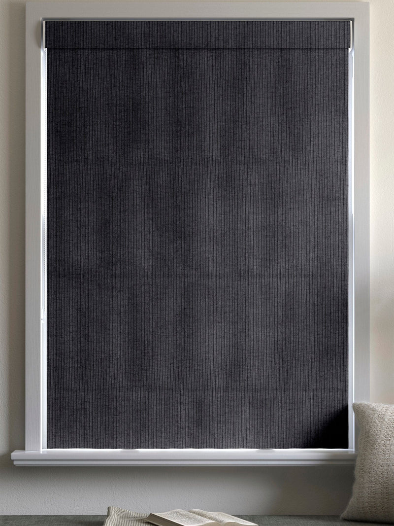 Jangga roman blind graphite grey, imported from the UK