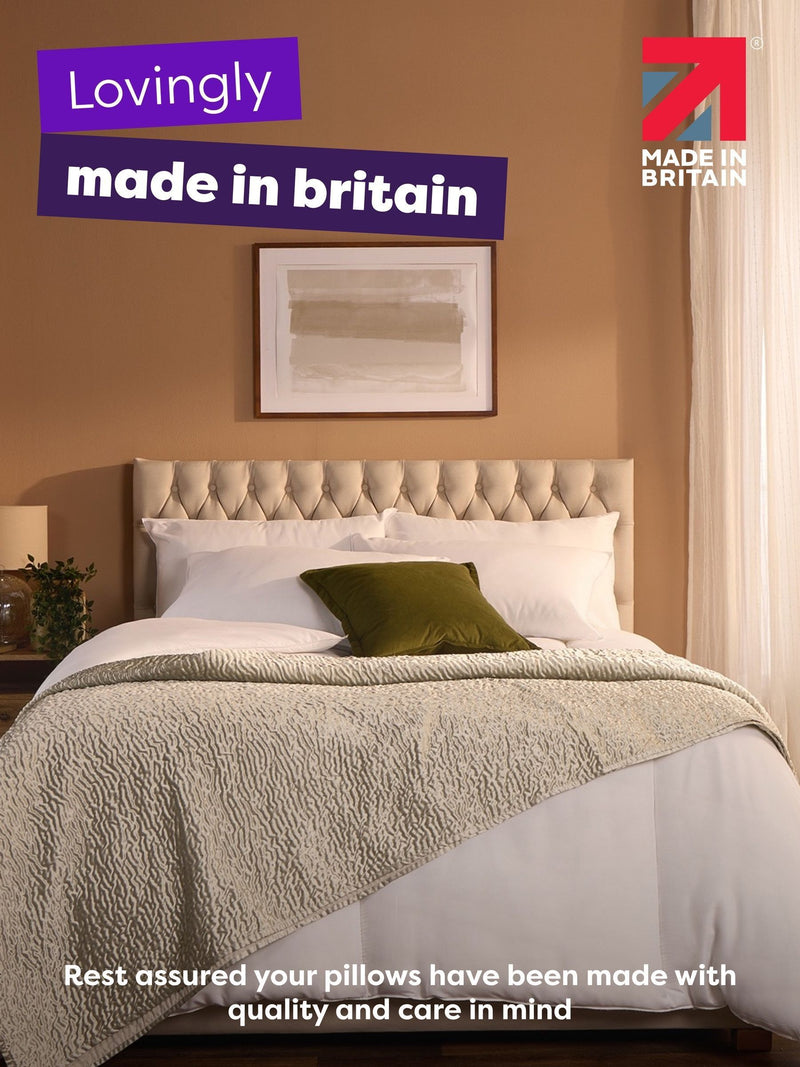 Slumberdown anti allergy pillows for front sleepers (British brand)