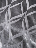Soiree grey velvet jacquard cushion 43cm, UK version