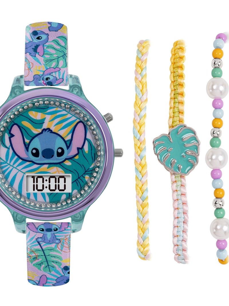 Peers Hardy Disney Lilo and Stitch digital watch and bracelet set, imported from the UK