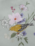 Catherine Lansfield green songbird reversible duvet cover set - British product
