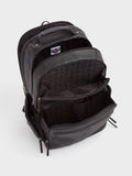 Osprey London Lockton black leather backpack, imported from the UK