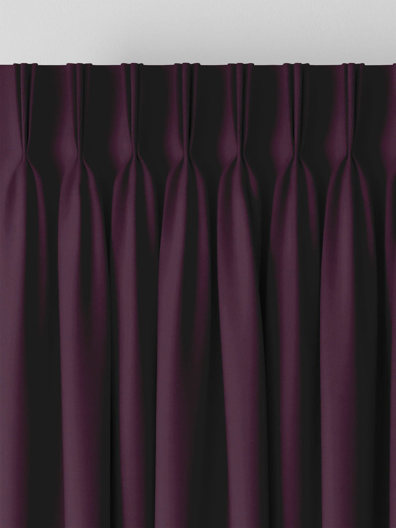 Montero aubergine velvet curtains made to measure, UK version