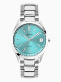 Accurist Silver everyday watch with stainless steel case and bracelet - British product