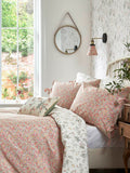Laura Ashley Pink Coral Loveston duvet cover and pillowcase set, UK version